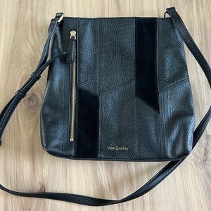 NEW NWT Vera Bradley Genuine Leather Molly Crossbody Purse Bag Suede MSRP $228